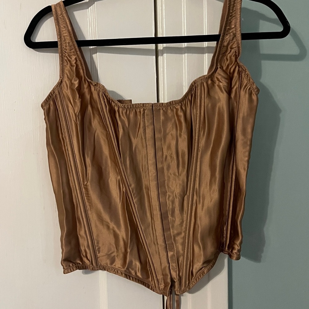 Satin Corset Top